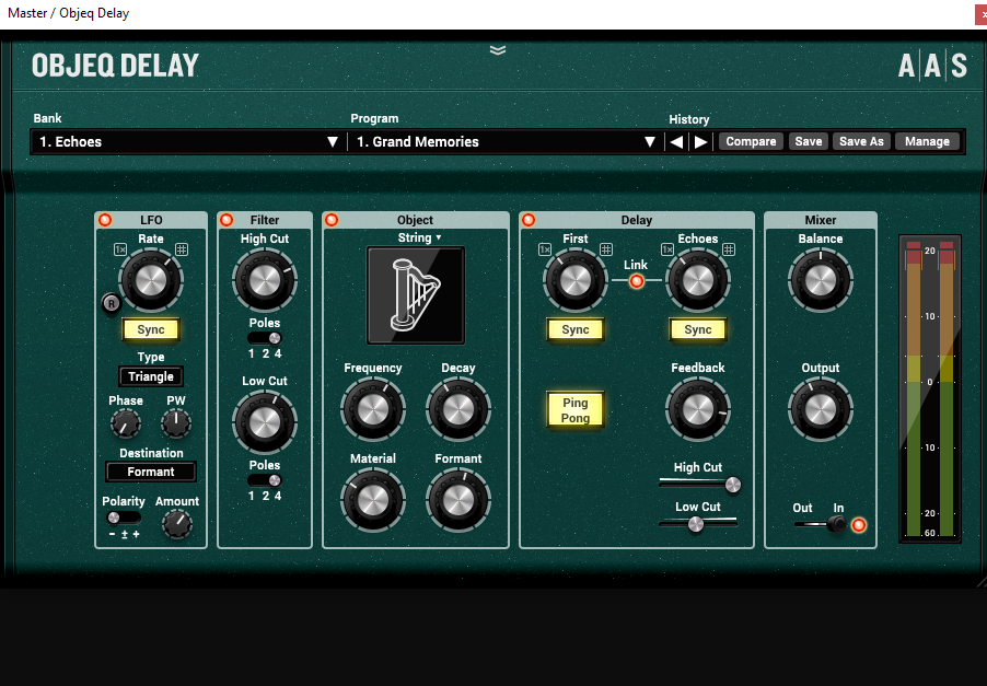 AAS Applied Acoustics Systems Objeq Delay